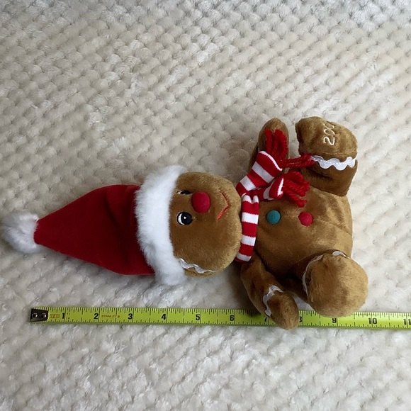 SEARS Plush Ginger Bell 2004 Exclusive Gingerbread Man Stuffed Animal No Tag - Picture 12 of 12